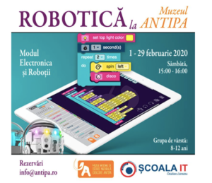 robotica la muzeul antipa